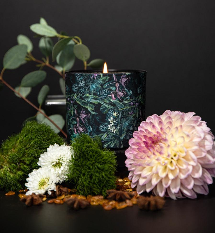 Affaire De Coeur Floral Candle